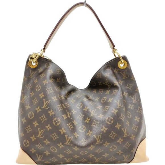 058853AQ (S6) Louis Vuitton Shoulder Bag Berry MM Brown Monogram - Picture 1 of 12